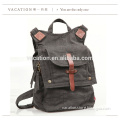 16oz leather canvas bagpack
